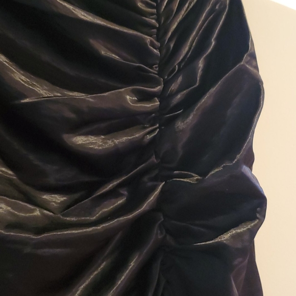 NWT SATIN FRINGE SKIRT - Picture 5 of 5